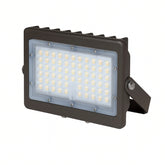 50W Max LED Flood Light with Yoke Mount — Selectable Wattage 30W/40W/50W & 3CCT (3000K–5000K), 7,250 Lumens, Photocell Included, 0-10V Dimmable, IP65 Waterproof, 250W MH Equivalent, UL/DLC Premium, 50,000 Hrs, 5-Year Warranty
