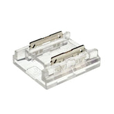 PCB-to-PCB 2-Pin Solderless Connectors for 10mm Single Color LED Strip Lights – CE Certified, IP20, 4A Rated, Easy Snap-On, Seamless End-to-End Connection