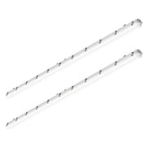 8FT LED Vapor Tight Light Fixtures 120W/110W/100W/90W Adjustable, 3K/3.5K/4K/5K/6.5K 5CCT Selectable, Dimmable IP65 Vapor Proof Lighting for Shop Light for Parking Carport Car Wash,ETL Listed 2 Pack