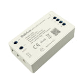 WiFi LED Controller D015/D016, 3-4CH 12-24V RGB/RGBW, 2.4GHz RF Remote, Tuya App, Alexa/Google Voice, 1024-Level PWM Dimmer, Short-Circuit Protected