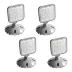 Remote Outdoor Emergency Light Head – Single Head LED Lamp, Weatherproof Emergency Exit Lighting – 3.6V OR 9.6V Volts, 1.7 Watts