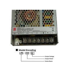 Switchable Power Supply LED LRS-150-12 150W 12V 12.5A for CCTV, LED Strips & More
