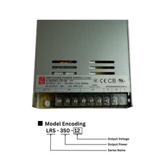 Switchable Power Supply – LED LRS-350-12 12V 29A 350W for LED Light Strips, 3D Printers, CCTV & More – Efficient LED Light Power Supply