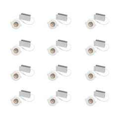 Multiple small recessed ceiling lights arranged in a grid on a white background at fliptoled