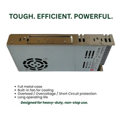 Switchable Power Supply – LED LRS-350-24, 350.4W, 24V, 14.6A, Single Output Power Supply for LED Light Strips & Lighting Systems
