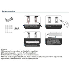 4FT LED Vapor Tight Light Fixtures 60W/50W/40W/30W Adjustable, 3K/3.5K/4K/5K/6.5K 5CCT Selectable, Dimmable IP65 Vapor Proof Lighting for Shop Light for Parking Carport Car Wash,ETL Listed 4PACK