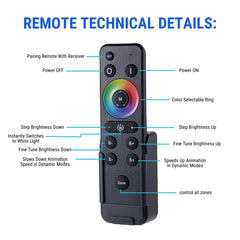 LED Strip Light Controller SPI01-WIFI – 12–24V DC, 4-Channel RGB IC, 2.4GHz RF & Tuya Smart App, Easy Smartphone & Voice Control, Wide Temp -20°C to +80°C