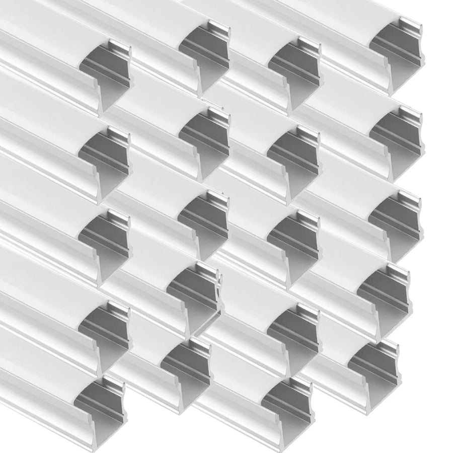 6.6ft/2M Spotless LED Aluminum Channel 20 pack at fliptoled