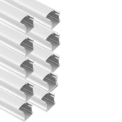 6.6ft/2M Spotless LED Aluminum Channel 10 pack at fliptoled