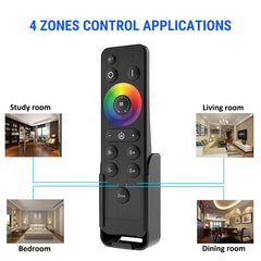 LED Strip Light Controller SPI01-WIFI – 12–24V DC, 4-Channel RGB IC, 2.4GHz RF & Tuya Smart App, Easy Smartphone & Voice Control, Wide Temp -20°C to +80°C
