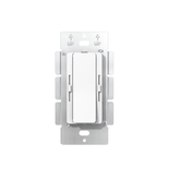White light switch on a white background