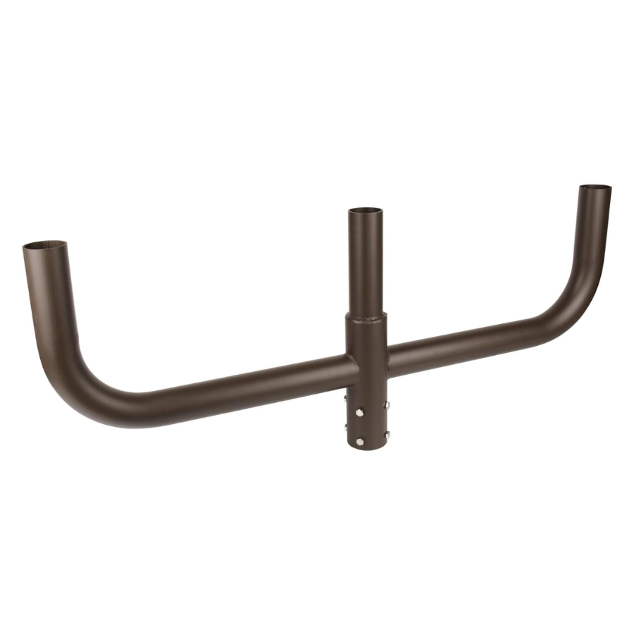 Metal Bullhorn Tenon Adapter with 3 Arms bracket on a white background