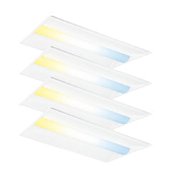 4 pack troffer lights