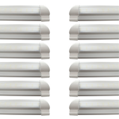 4FT LED Shop Light – 22W LED Integrated Tube, Linkable, 5000K/6500K Selectable, 129LM/W, 100-277V AC, CRI 80+, ETL Certified, 5-Year Warranty, Trimming Options
