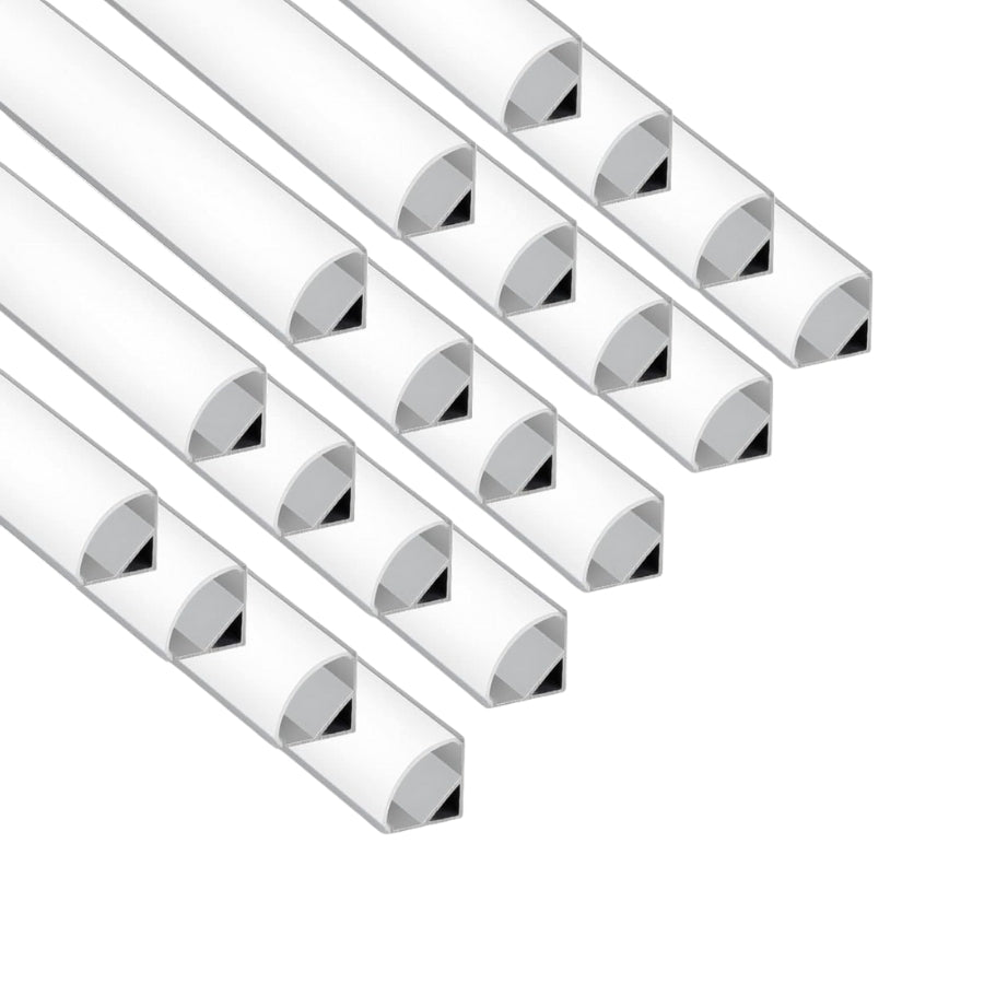 aluminum led channel for led strip lights 20 pack at fliptoled