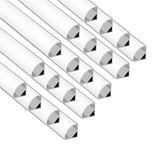 aluminum led channel for led strip lights 20 pack at fliptoled