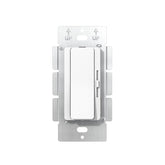 White light dimmer switch on a white background at fliptoled