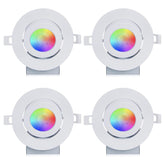 gimbal led recessed light 4 pack