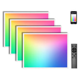 4 pack rgb led panel light at fliptoled