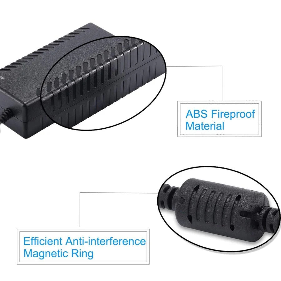 12V DC Power Adapter Supply 6A – AC 100-240V 50/60Hz to DC 12V 6A 72W Converter Transformer Charger, 5.5mm x 2.5mm Plug for LED Strips, CCTV, Router, LCD Monitor