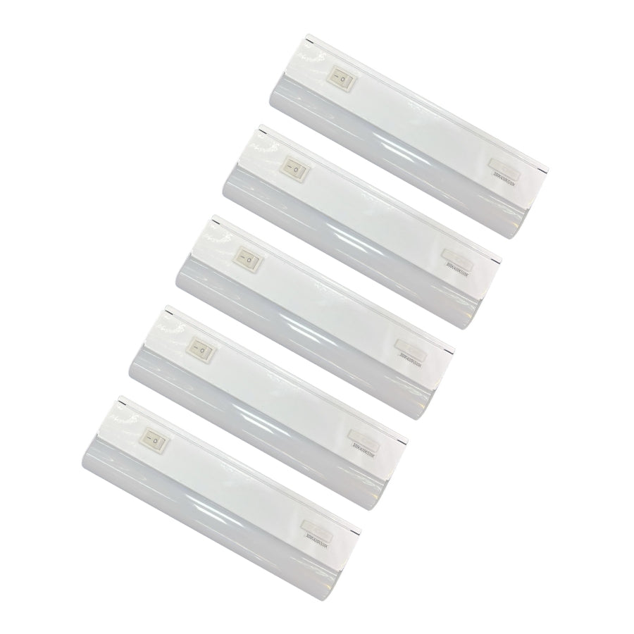 12 Inch Under Cabinet LED Lights, 5W, 3CCT 3000K/4000K/5000K, 400 Lumens, Hardwired, On/Off Switch, CRI 80+, ETL Certified – Perfect for Kitchen, Vanity Mirror, Tiny Home, Makeup Station, Bookshelf, Display Cabinet, and Home Office