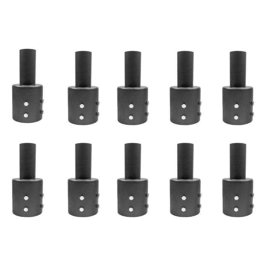 Light Pole Tenon Adapter for 3″ Round Pole, Fits 2-3/8″ Slip Fitter Mount, Bracket Adapter for LED Parking Lot, Shoebox, and Area Lights