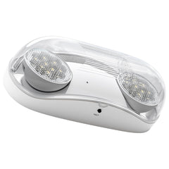 Outdoor Rated High Output White LED Emergency Light (Bug Eyes) with Battery Backup, Wet Location Listed, 90-Minute Minimum Capacity, 120V-277V | 1 Pack