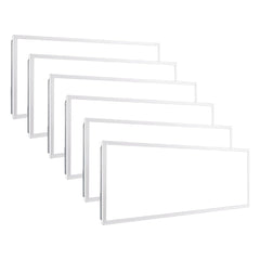 2x4 FT LED Flat Panel Light, 78W High Brightness, 9750 Lumens, 6500K Cool White, Dimmable 0-10V, Recessed Drop Ceiling Fixture, Lay-in for Office, Shop, Commercial, Warehouse, 120-277V, ETL Certified