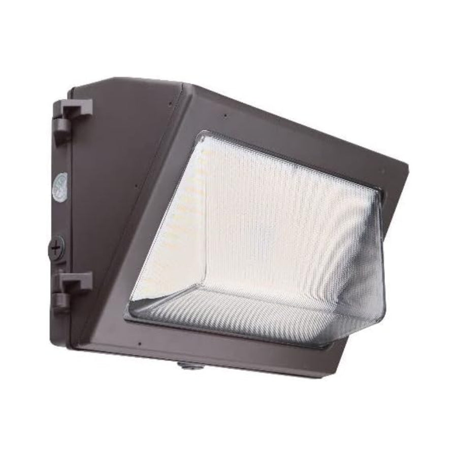 120W LED Wall Pack Light, 15,600 Lumens, 5700K Daylight, IP65 Waterproof, Optional Photocell, DLC Listed, 100–277V Commercial Outdoor Fixture, Replaces 400W MH – 5 Year Warranty