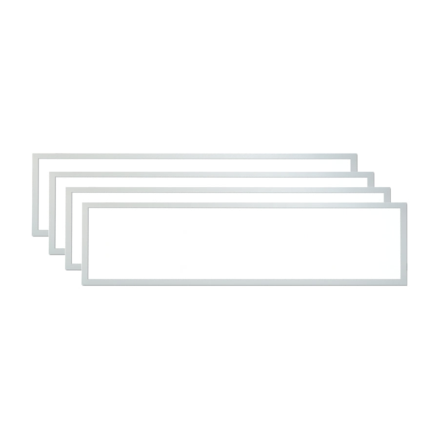 4 pack 1x4 FT LED Flat Panel Light at fliptoled 