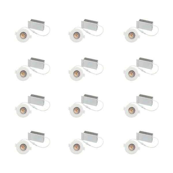 Multiple small recessed ceiling lights arranged in a grid on a white background at fliptoled