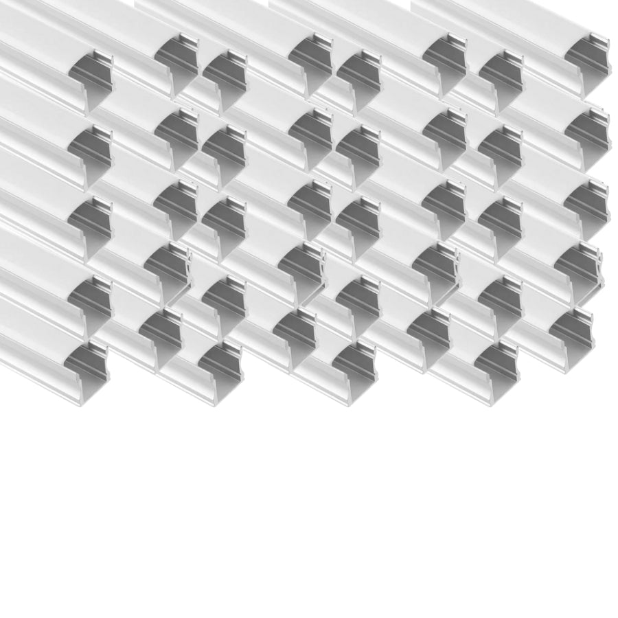 6.6ft/2M Spotless LED Aluminum Channel 40 pack at fliptoled 