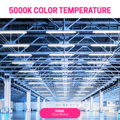 4FT LED Batten Light, Ultra-Slim Ceiling Surface Mounted Tube Light, 40W, 5000K Neutral White, 3600 Lumens, IP20, LED Ceiling Lamp for Office, Shop, Garage, Home, ver.2