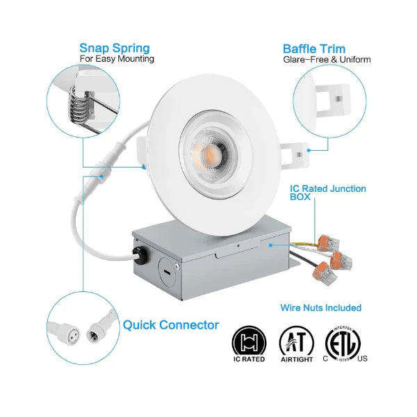 Diagram of a ceiling light fixture with labeled components on a white background at fliptoled