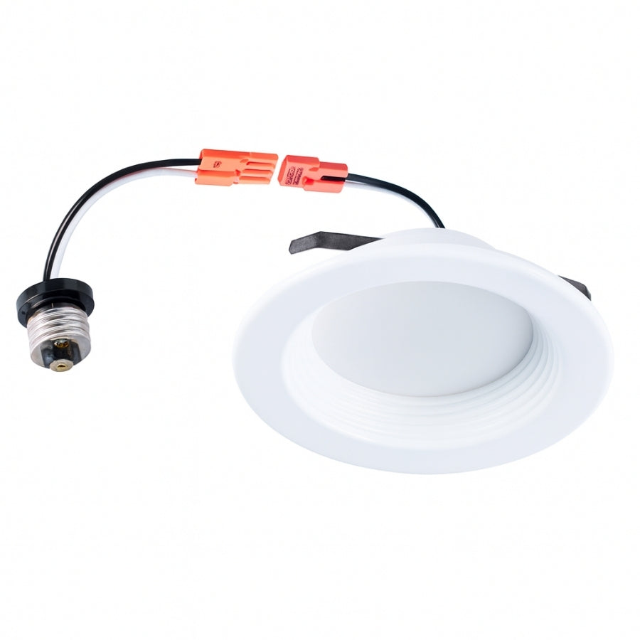 LED downlight with wiring on a white background at fliptoled