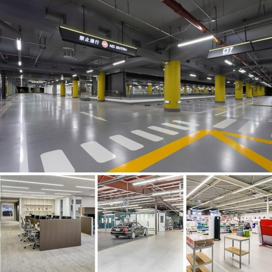 Super Bright V Shaped 8FT R17D/HO LED Tube Lights 270° Angel, 4 Row LEDs 80W 10800lm 6500K Cold White, Clear PC Cover (Replace for F96T12/CW/HO150W) Ballast Bypass Dual-Ended Power AC100-277V 12PACK