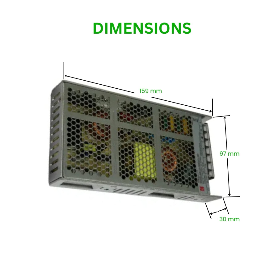 Switchable Power Supply LED LRS-150-12 150W 12V 12.5A for CCTV, LED Strips & More