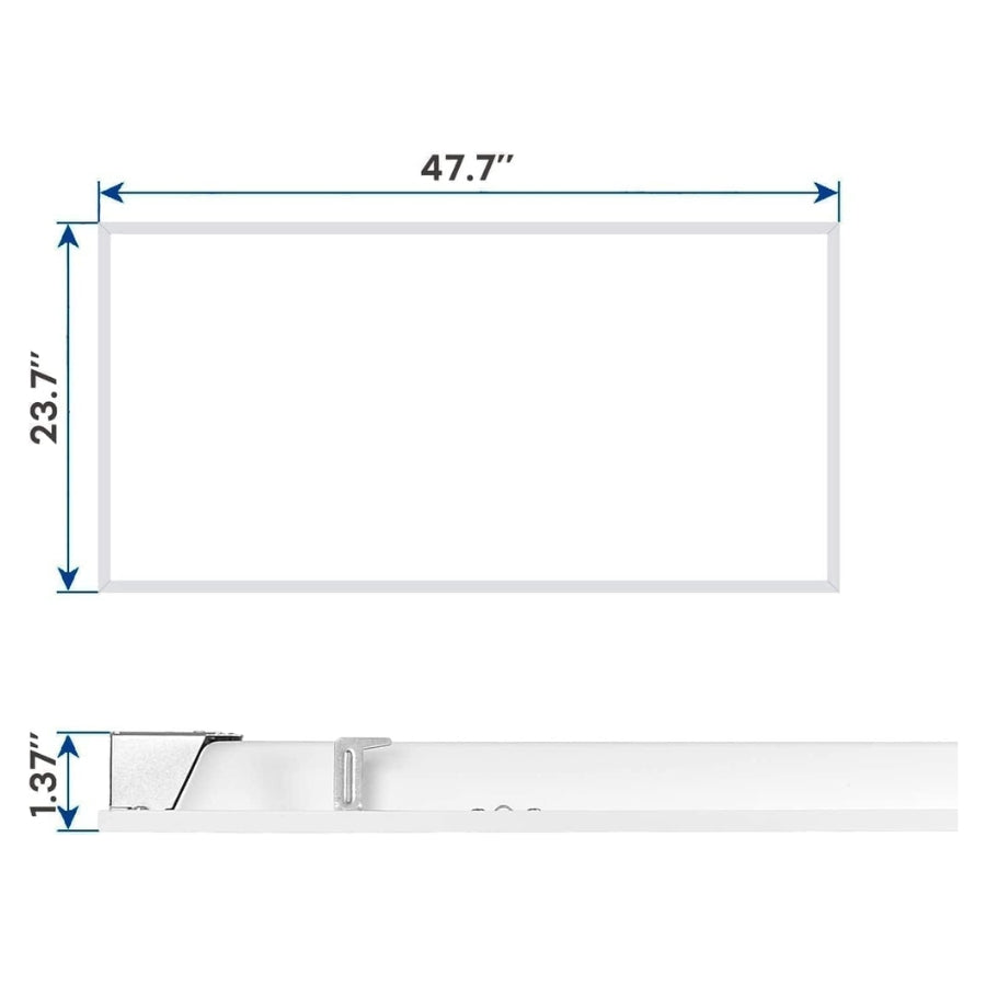 2x4 FT LED Light Flat Panel, 40-72W, 5 CCT 3K | 3.5k | 4K | 5K | 6.5K, Dimmable Recessed Drop Ceiling Lights 3750/5000/6250/7500/9000 Lumens, Lay in Fixture for Commercial, 120-277V, UL DLC(6 Pack)