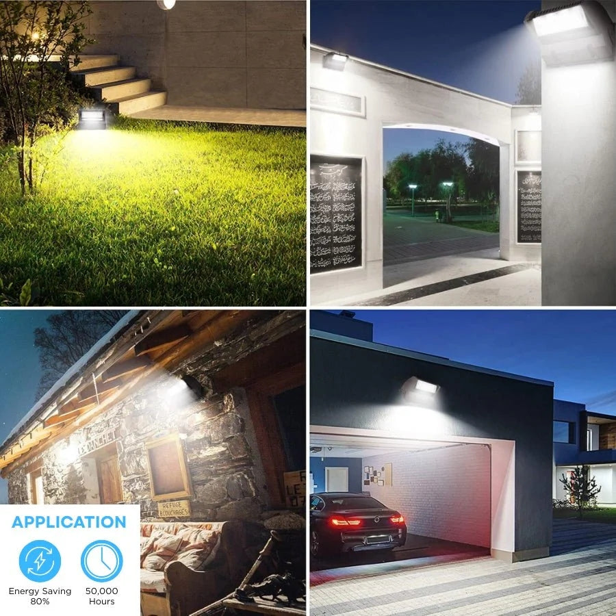 60W LED Wall Pack Light with Rotatable Head, 5000K Daylight, 16,200 Lumens, IP65 Waterproof Outdoor Security Fixture, UL Listed, Replaces 500W MH/HPS