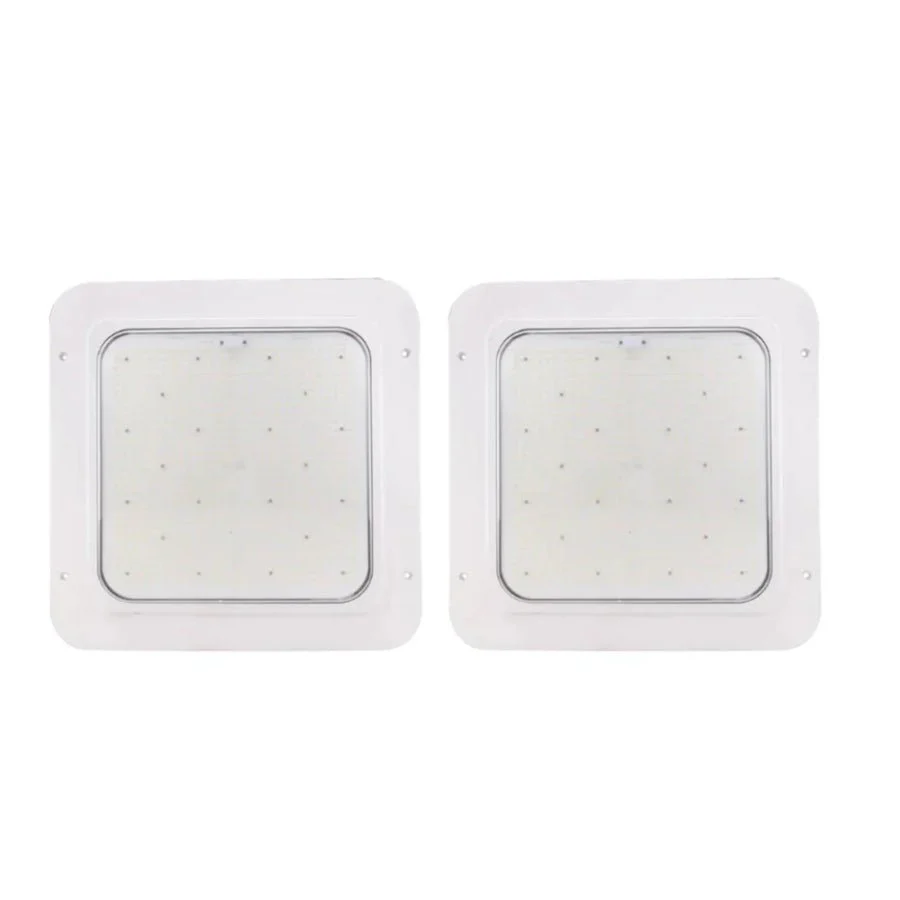 200W LED Canopy Light,28000 Lumens,600-850W HPS/HID Replacement,140 LM/W, 5700K Cool White, Waterproof Outdoor Rated, DLC&UL Listed, Gas Station, Street, Area & Outdoor Lighting, White