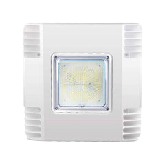 led canopy lights for gas station on a white background