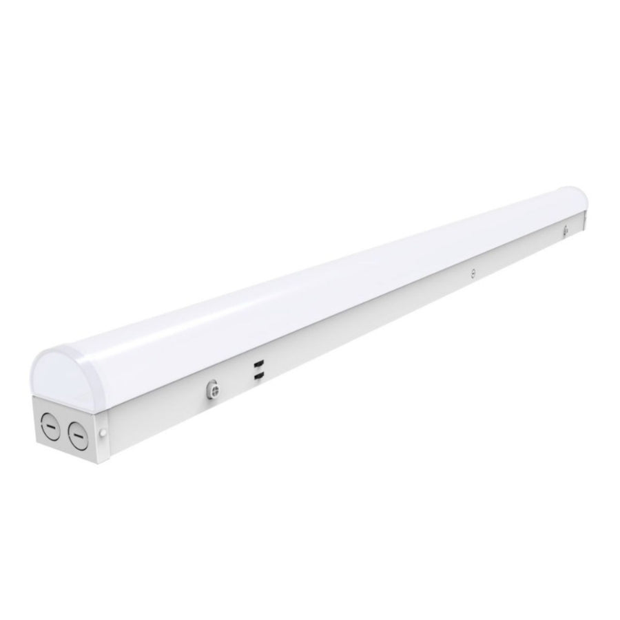White LED linear light fixture on a white background, led linear strip light​ at fliptoled 