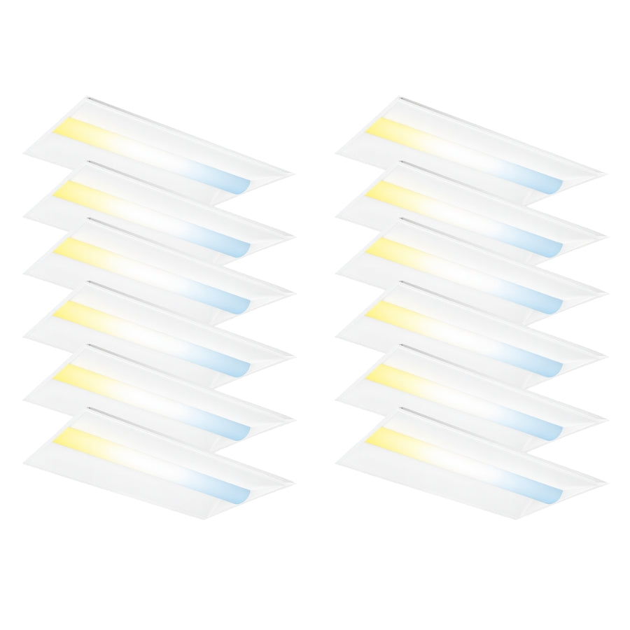 Set of small packages with gradient color design on a white background